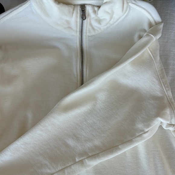 Girlfriend Collective Ivory Half Zip - Picture 8 of 10
